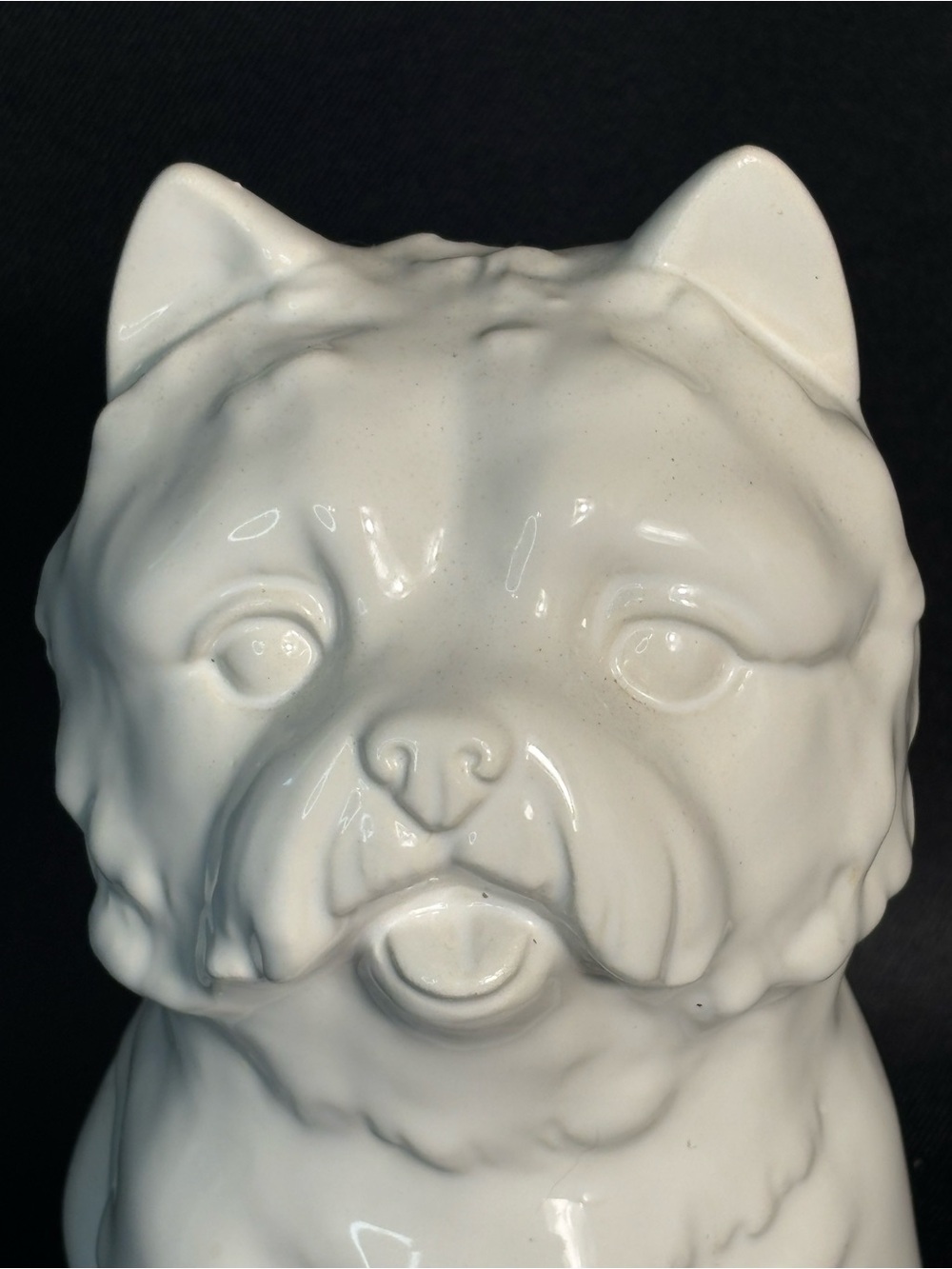 Westie Ceramic Dog Piggy Coin Bank White w/plug & coin slot 8.5” Tall Figural - Picture 4 of 11